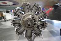 - Bentley B.R.2 aero engine of 230 hp. Standard power unit for Sopwith Snipe, Salamander and Parnall Panther aeroplanes of 1918. On display at the RAF Museum, Hendon. - by Graham Reeve