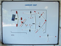 - hangar map at Saltby airfield - by Chris Hall