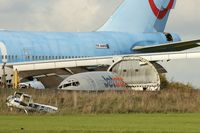  - Scrapping area at Kemble covers multi-aircraft types - by Terry Fletcher