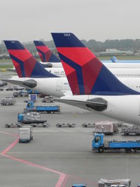  - Schiphol Airport - Delta Tail's  - by Henk Geerlings