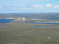  @ Cambridge Bay Airport - Final for runway 307T Cambridge Bay - by Tim Kalushka
