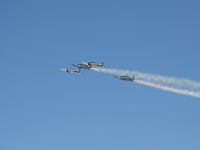  - Condor Squadron fast echelon pass over Rwy 26 with smoke - by Doug Robertson