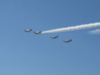  - Condor Squadron fast echelon pass over Rwy 26 with smoke - by Doug Robertson