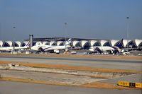  - New Bangkok Suvarnabhumi International Airport, view from airplane window. - by miro susta