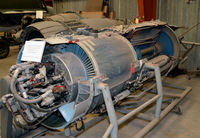  @ Stinson Municipal Airport - Allison J-35 engine for F-84 at the Texas Air Museum - by Ronald Barker