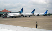  - Old and New Livery of Garuda Indonesia at CGK - by Gunawan Kartapranata