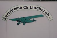  - Sign on Lessay Airfield tower - by Andrew Todd