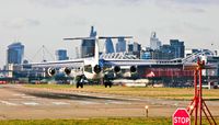  - Swiss Air is the first to land on 27 this Sunday (LCY). - by Phil R Hamar