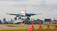  - British Airways was the third to land on 27 this Sunday (LCY). - by Phil R Hamar