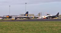  - Nice mixture on the cargo apron - by John Coates