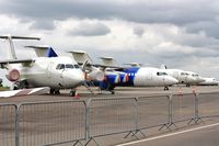  - BAe 146 storage line - by John Coates