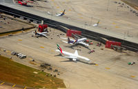  - Mumbai airport New Gates, wit Emirates B772 - by JPC