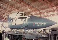  @ Holloman Afb Airport - B-1 Test Sled S-2 on display at Holloman - by Ronald Barker