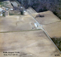  - Wells Airport VA56 Ivor, VA
Photo by Kenneth W. Keeton 3-25-73 - by Kenneth W. Keeton