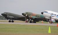  - Line up of DC-3s/C-47s at Sun N Fun - by Florida Metal