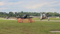  - Skyraider line up at Thunder Over Michigan - by Florida Metal