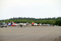  - GA parking at Tacoma Narrows, WA - note SeaBee in centre - by Pete Hughes