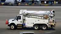  - Deicing truck at O'Hare - by Ronald Barker