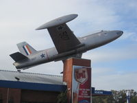  - Mounted aircraft outside Terminal Building at PLZ - by Neil Henry