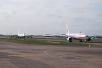  - American Airlines Boeing 777-200 & British Airways Boeing 747-400 - by Hannes Tenkrat