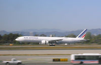  - Air France B-777 arriving LAX - by John J. Boling