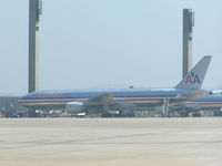  @ Galeão Airport - American 777 on ramp at Rio De Janeiro - by John J. Boling