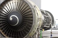  - Airy Blue GE - Engine CF6-50C2 from a Boeing 747. - by Derek Flewin
