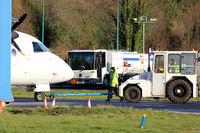  - Apron tow action at Dundee Riverside EGPN - by Clive Pattle