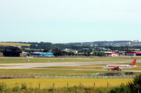 - Easyjet G-EZDL on hold at Aberdeen EGPD - by Clive Pattle