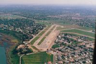 - Sierra Sky Park around 1998.This was one of the first (if not the first) residential airparks started in 1946 by Bill and Doris Smilie. The cement pad at south end near highway, was the original FBO/sales office and tiedown area. - by S B J