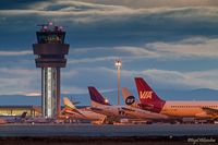  - Sofia Airport by night - by Angel Aleksandrov