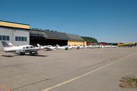  @ Stockholm-Västerås Airport (Hasslo) - The platform during the 2014 Roll-out Air Show at Hässlö. - by Henk van Capelle