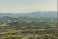  - Grants Pass airport in the distance flying in from the North in 1985. Chief 9078E can be seen on the left side of picture. - by S B J