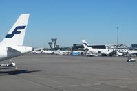  - Helsinki Vantaa, great modern airport, hub for  FINNAIR, the national carrier. - by Jean M Braun