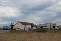  - Entrance with club-house of Aéroclub de Côte d'Or, behind it's the Flying Legend hangar where lives the Spitfire PRXIX and the Sea Fury. - by Thierry BEYL