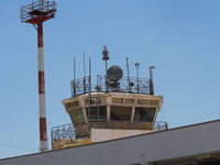  - The old control tower at Samos airport - by Guitarist