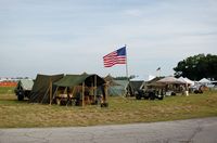  - WW II Military Reenactment Camp at 2014 Sun n Fun, Lakeland Linder Regional Airport, Lakeland, FL - by scotch-canadian