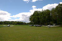  @ ESVE - A busy morning at Stegeborg airfield - by Henk van Capelle
