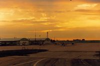  - Early morning at the Ogallala,NE. airport. - by S B J