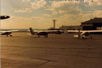  - Ramp view of the Rock Springs airport.Density altitude was well over 9K feet this day. Fortunately they have lots of runway!  - by S B J