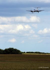  - King Air short finals at RAF Cranwell EGYD - by Clive Pattle