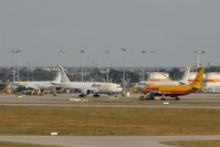  - View over rwy 08R to apron 5 (DHL area) and Leipzig city... - by Holger Zengler