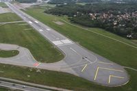  - Runway 12/30 at Bromma seen from Eastair Robinson R44 SE-JOE. - by Backa Erik Eriksson