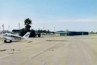  - The Chowchilla airport ramp.Not much went on there in 30 plus years I would occasionally stop  when in the area. Even 81W was not flying much and had almost flat tires. - by S B J