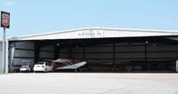  @ Weedon Field Airport - MAIN AIRPORT HANGER - by dennisheal