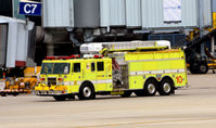  - Fire truck 10 O'Hare - by Ronald Barker