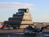  - Shot of the Air Traffic Tower at Aberdeen EGPD close to the CHC Helicopter apron - by Clive Pattle