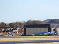  - Flybee maintenance hangar on east side of Aberdeen airport EGPD - by Clive Pattle