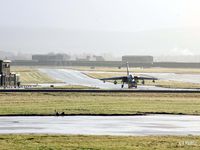  - A good view for photographers at RAF Lossiemouth EGQS is available on the east side, close to the Rwy 23 threshold. - by Clive Pattle