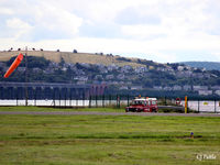  - Rescue/Safety vehicle always on duty at Dundee Riverside Airport. - by Clive Pattle